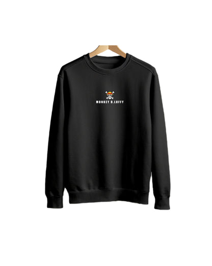 One Piece Printed Sweatshirt – Anime-Inspired Streetwear