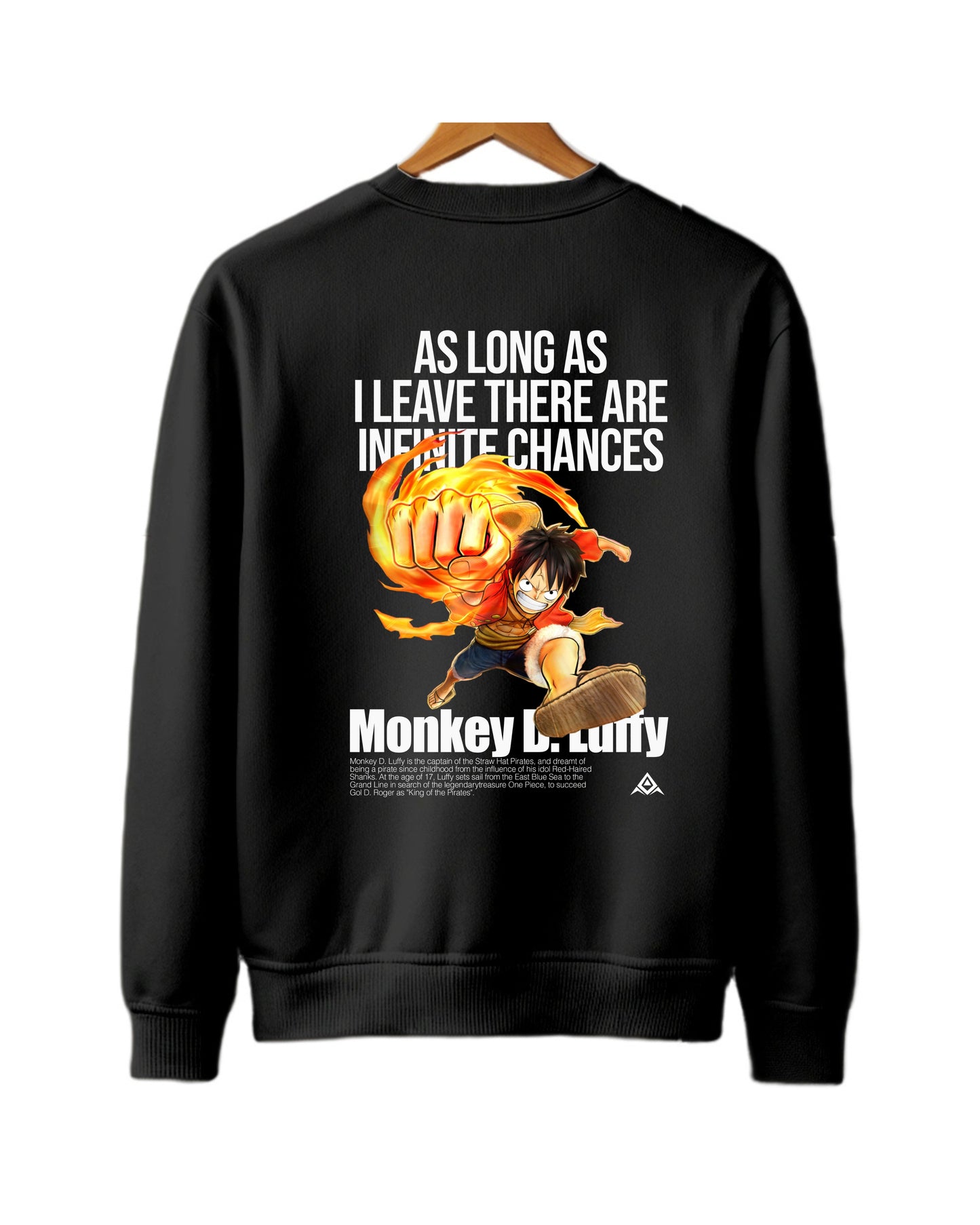 One Piece Printed Sweatshirt – Anime-Inspired Streetwear