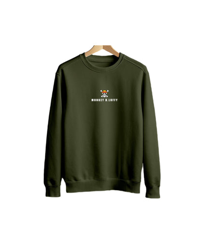 One Piece Printed Sweatshirt – Anime-Inspired Streetwear