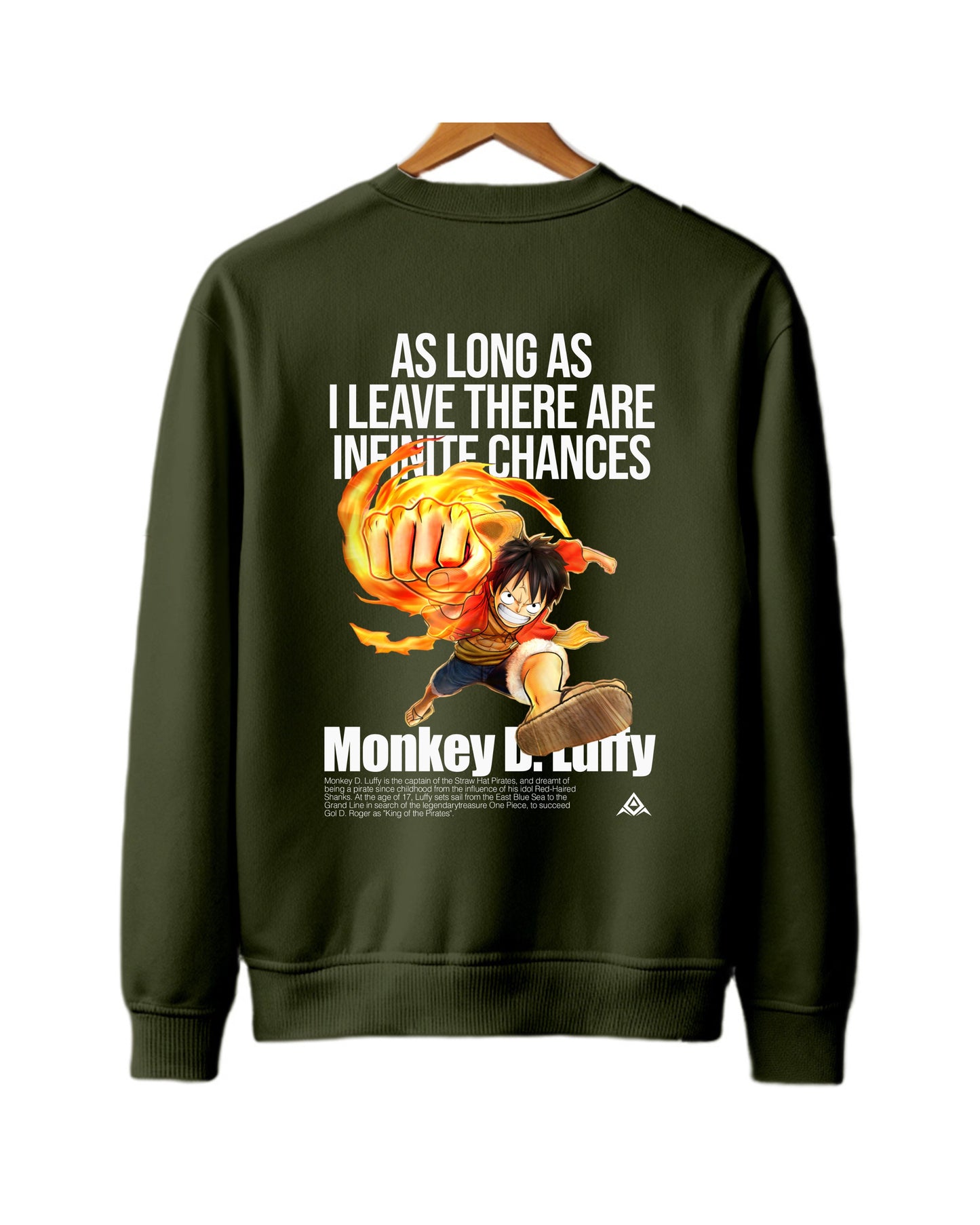 One Piece Printed Sweatshirt – Anime-Inspired Streetwear