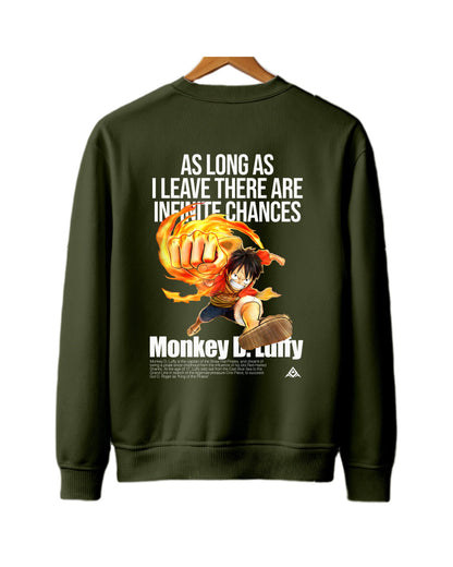 One Piece Printed Sweatshirt – Anime-Inspired Streetwear