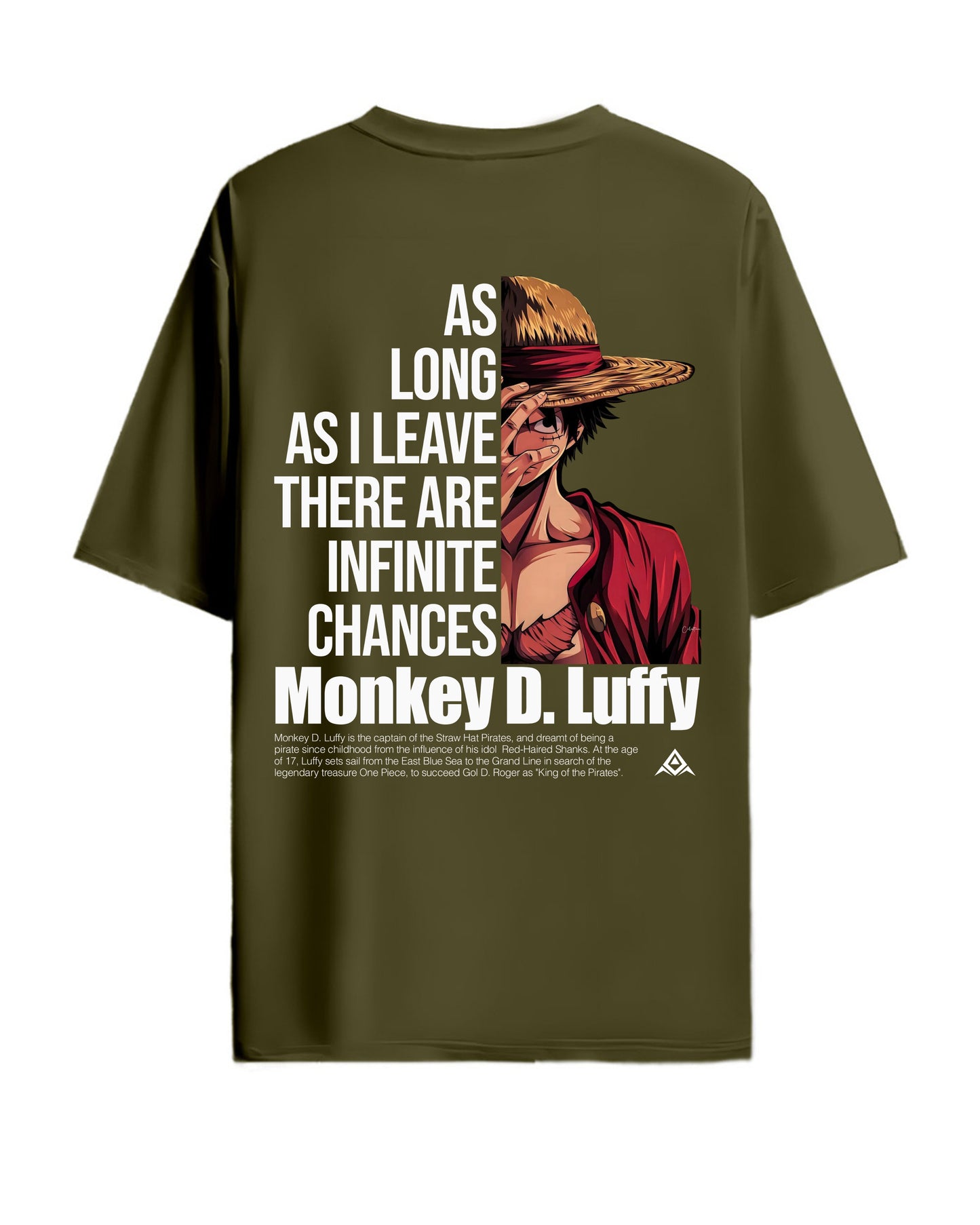 one piece printed Oversized T-Shirt - Hip Hop