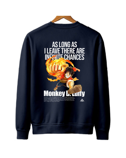 One Piece Printed Sweatshirt – Anime-Inspired Streetwear