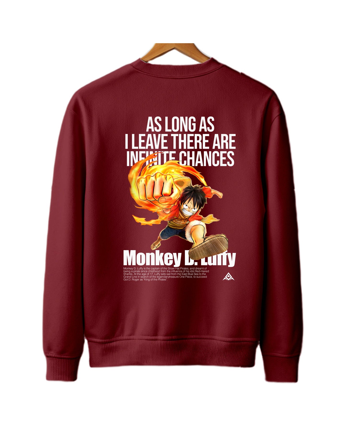 One Piece Printed Sweatshirt – Anime-Inspired Streetwear